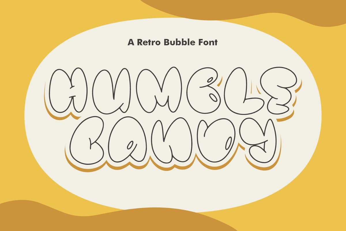 Beispiel einer Humble Candy Regular-Schriftart