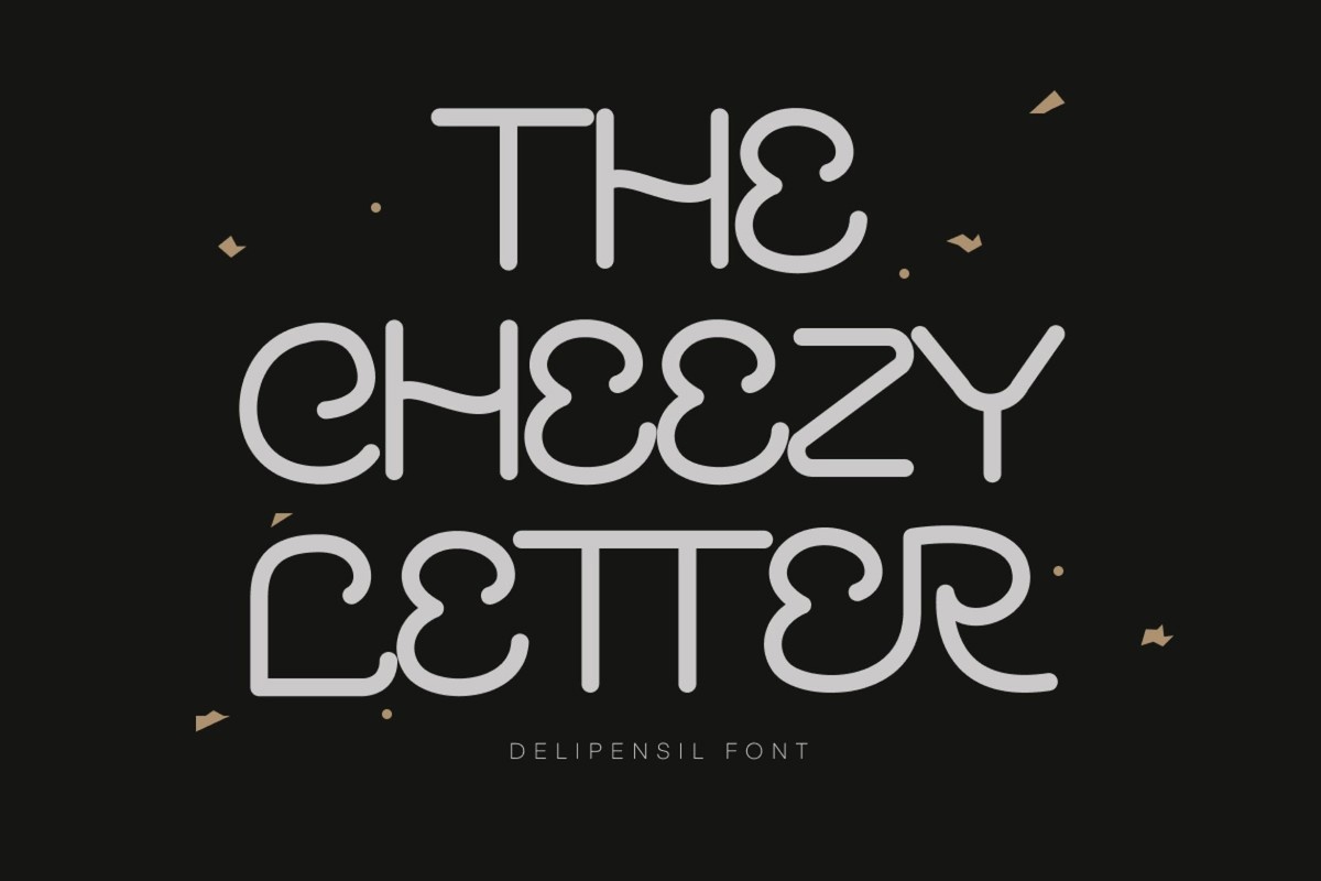 Beispiel einer Cheezy-Schriftart