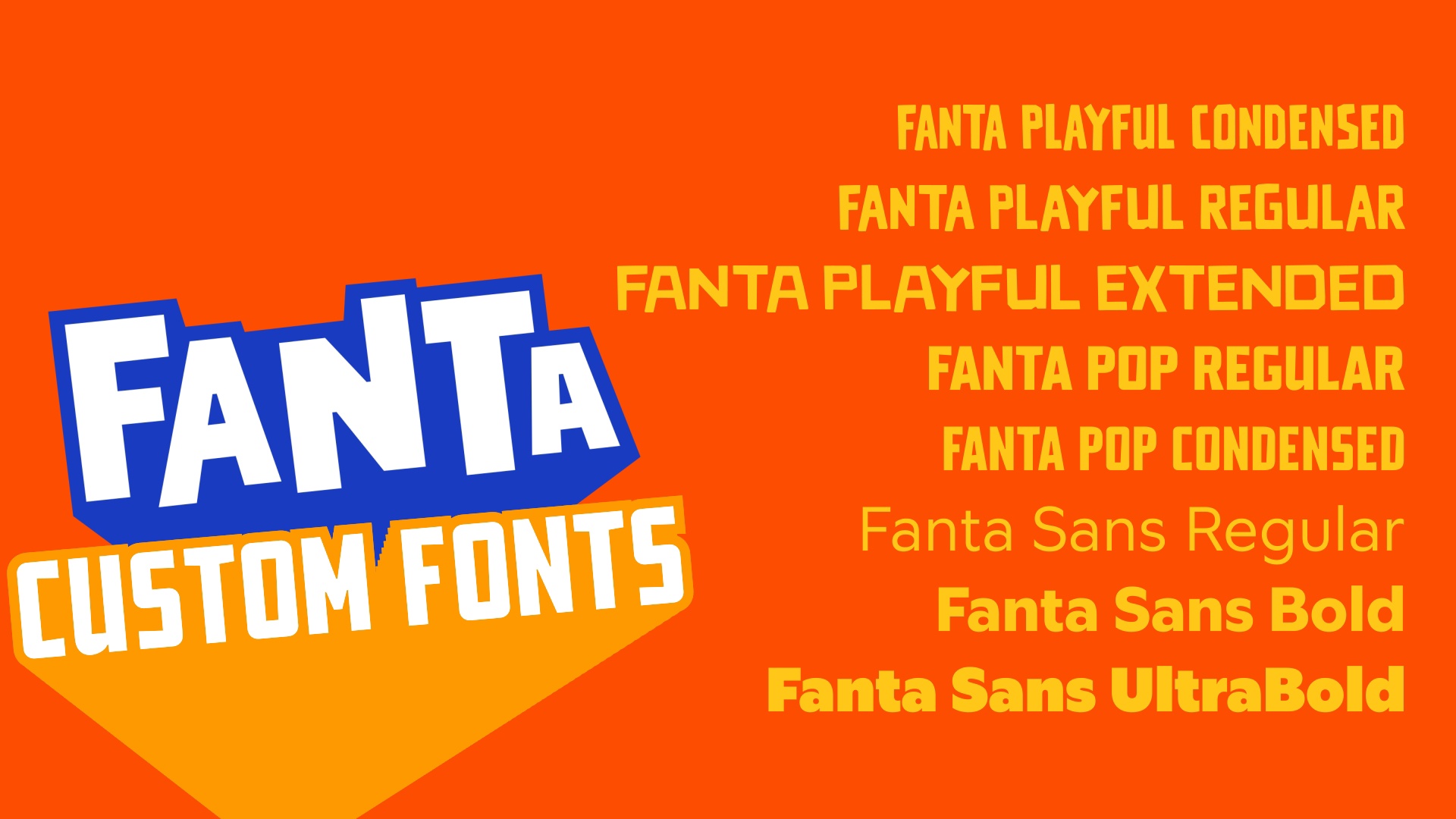 Beispiel einer Fanta Playful Regular-Schriftart