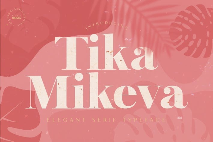 Beispiel einer Tika Mikeva-Schriftart
