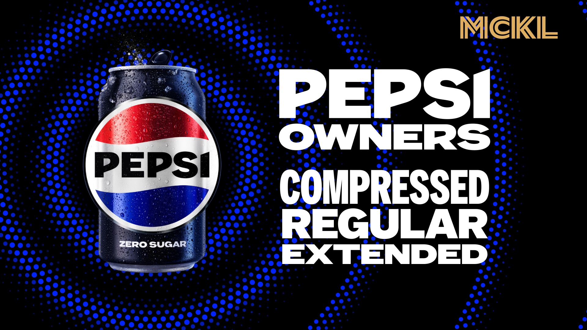 Beispiel einer Pepsi Owners-Schriftart