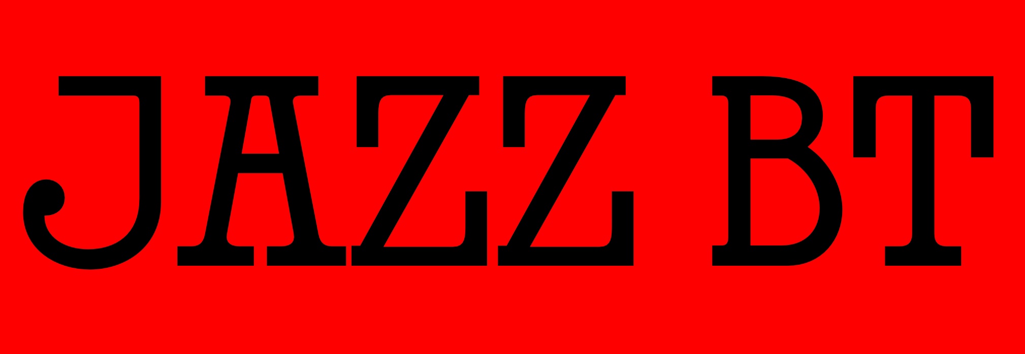 Beispiel einer Jazz Bt Regular-Schriftart