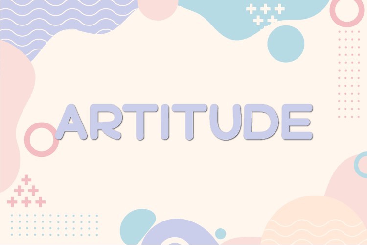 Beispiel einer Artitude Regular-Schriftart