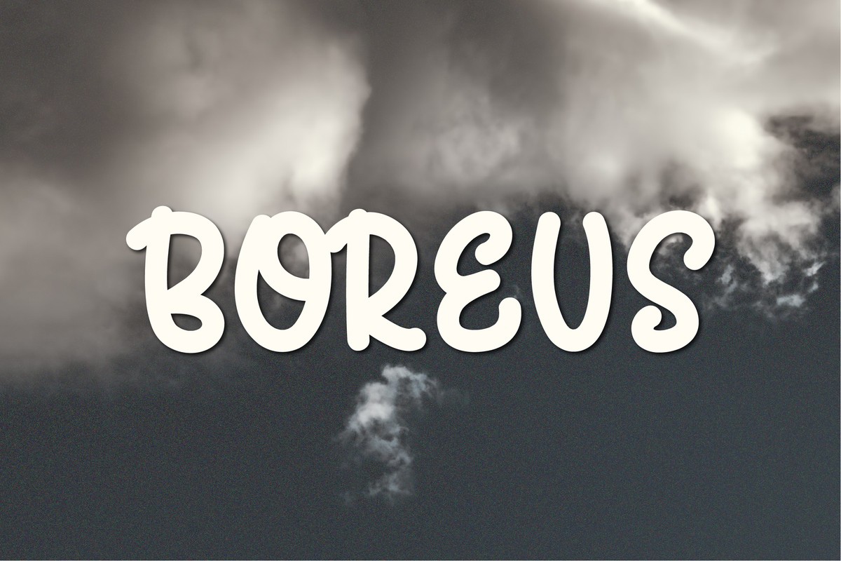 Beispiel einer Boreus-Schriftart