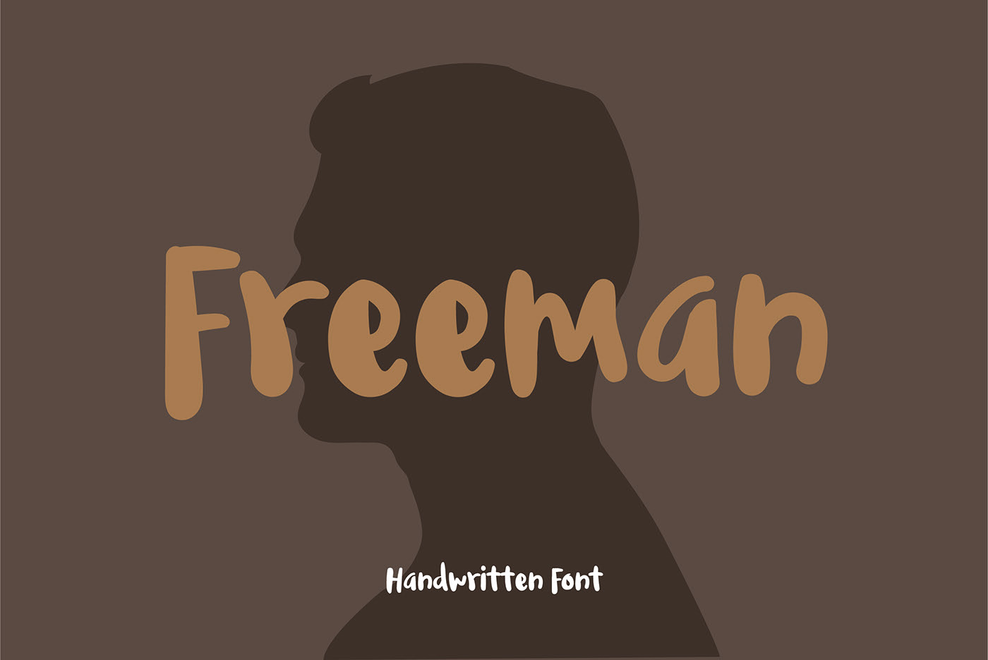 Beispiel einer Freeman-Schriftart