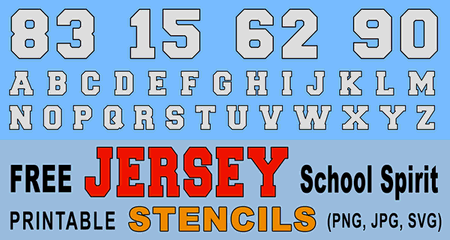 Beispiel einer Jersey 15 Regular-Schriftart