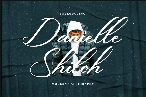 Beispiel einer Danielle Shiloh-Schriftart