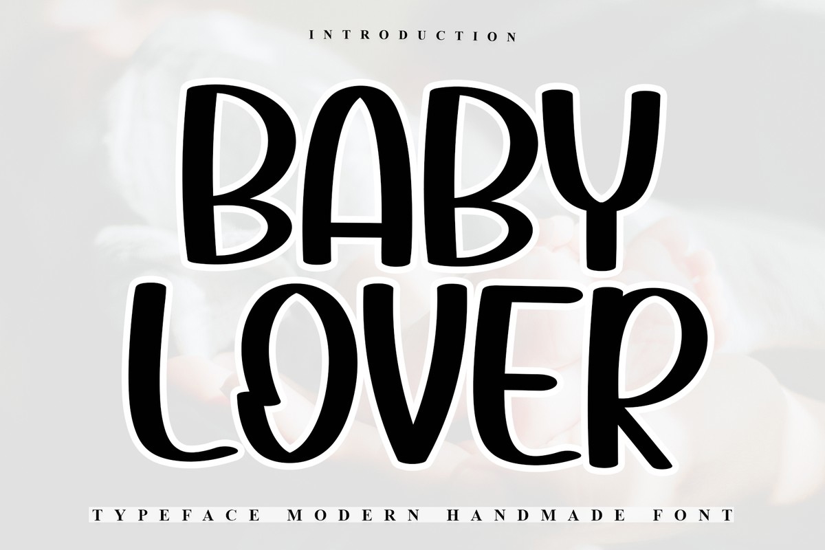 Beispiel einer Babylover-Schriftart