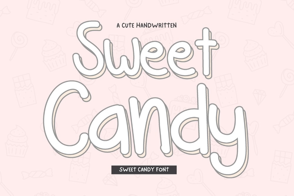 Beispiel einer Sweet Candy Regular-Schriftart