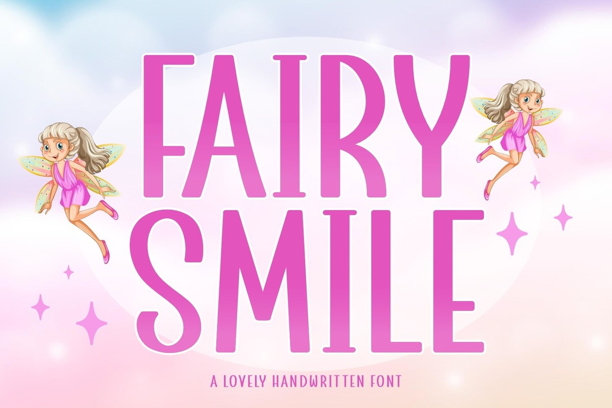 Beispiel einer Fairy Smile-Schriftart