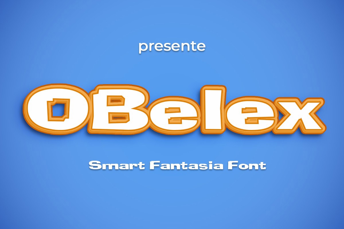 Beispiel einer OBelex Regular-Schriftart