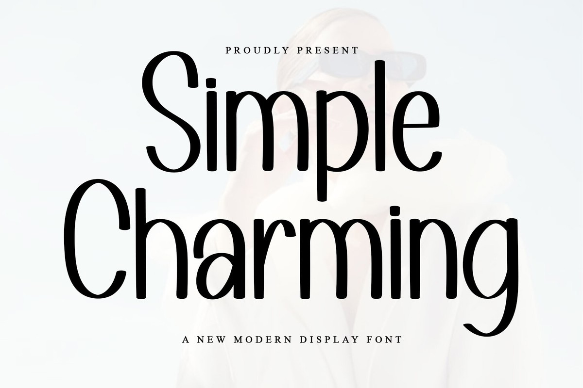 Beispiel einer Simple Charming Regular-Schriftart