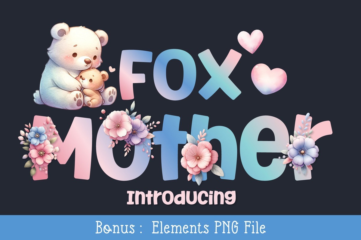 Beispiel einer Fox Mother Regular-Schriftart