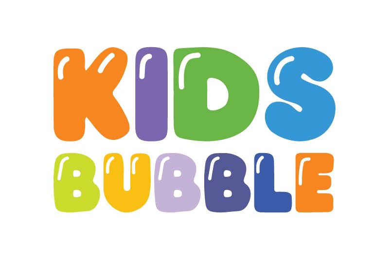 Beispiel einer Kids Bubble Regular-Schriftart