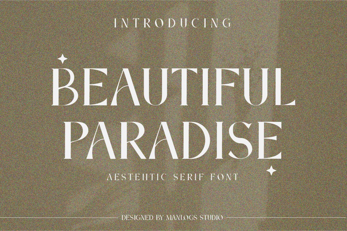 Beispiel einer Beautiful Paradise Regular-Schriftart
