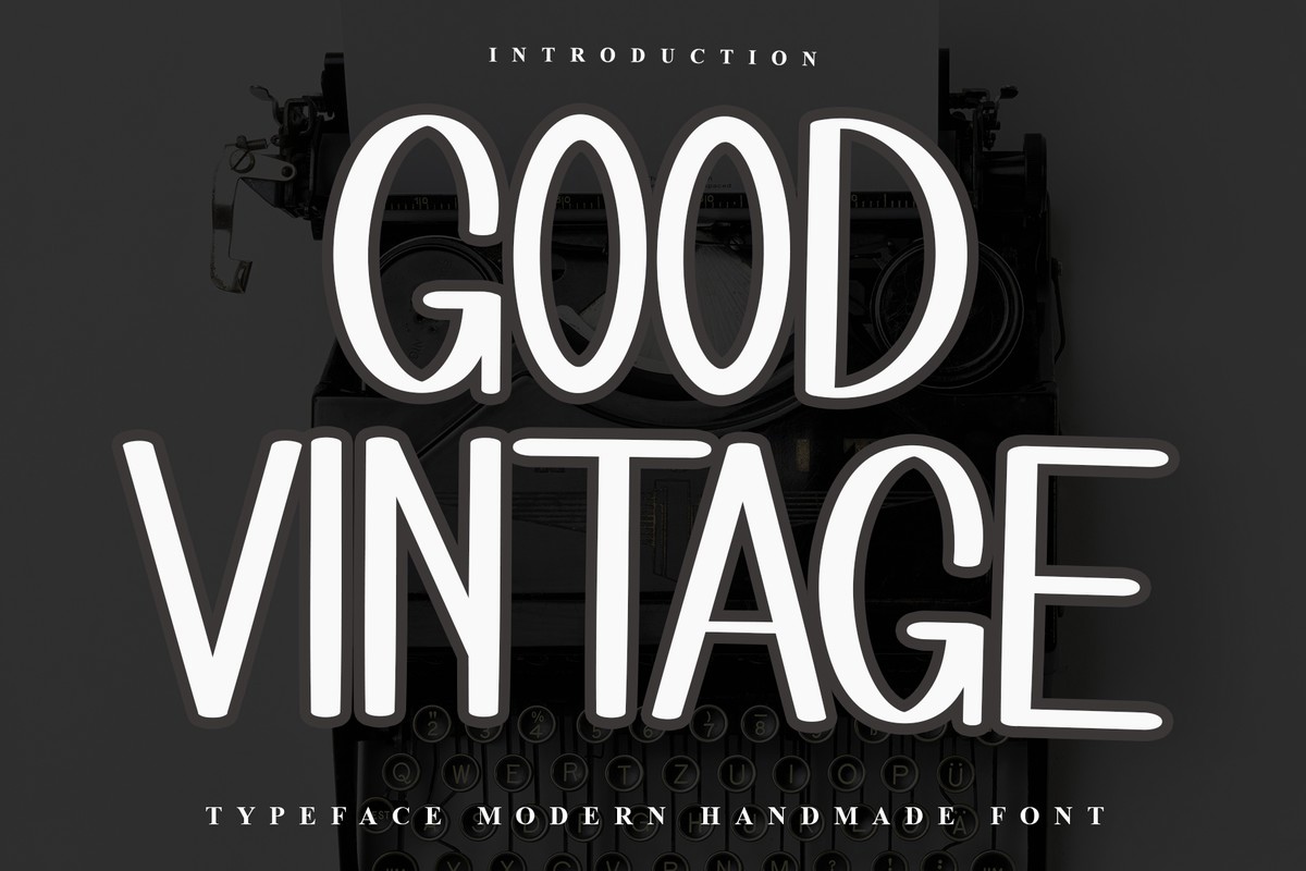 Beispiel einer Good Vintage-Schriftart