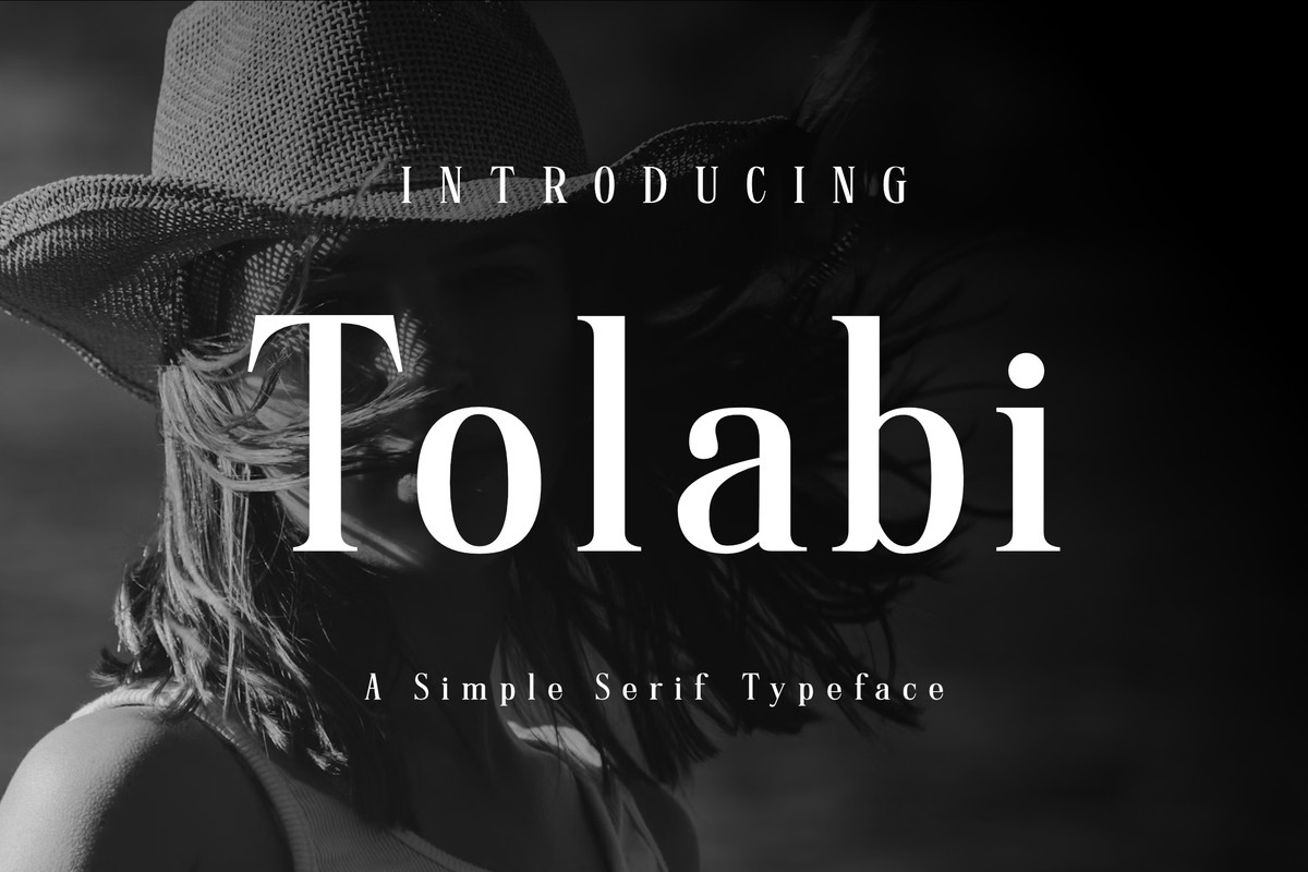 Beispiel einer Tolabi-Schriftart