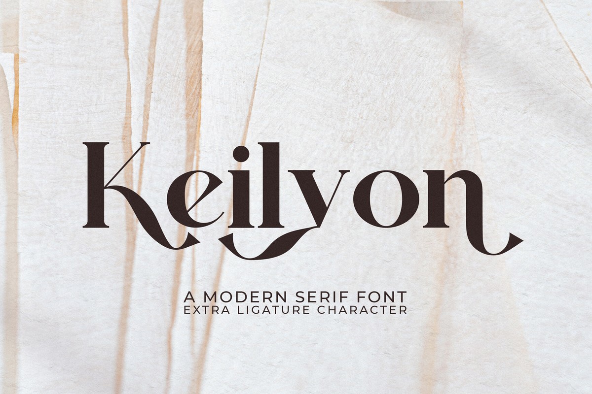 Beispiel einer Keilyon Regular-Schriftart