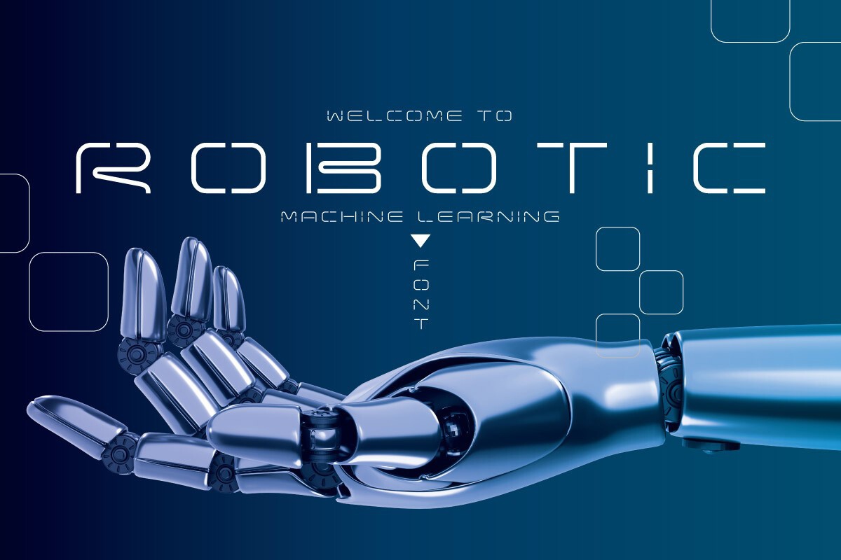 Beispiel einer Robotic-Schriftart