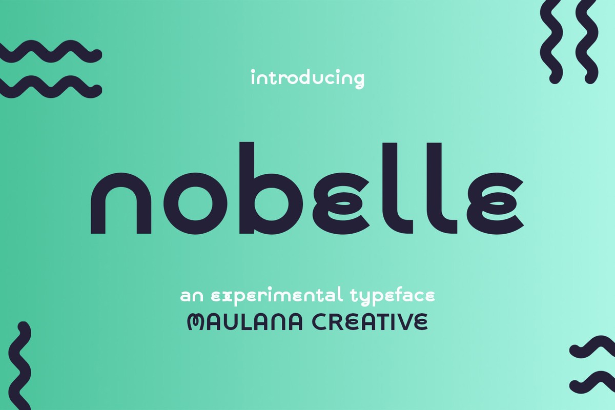 Beispiel einer Nobelle Regular-Schriftart