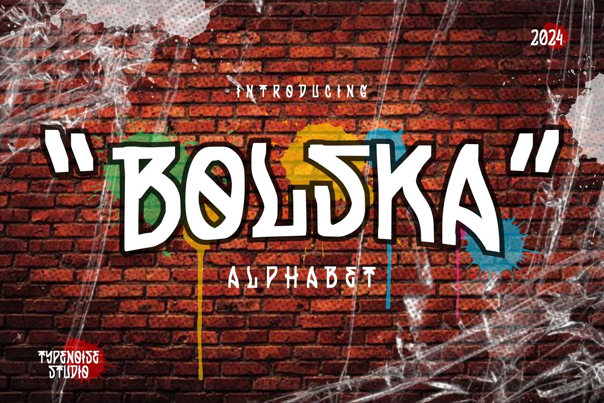 Beispiel einer Bolska-Schriftart