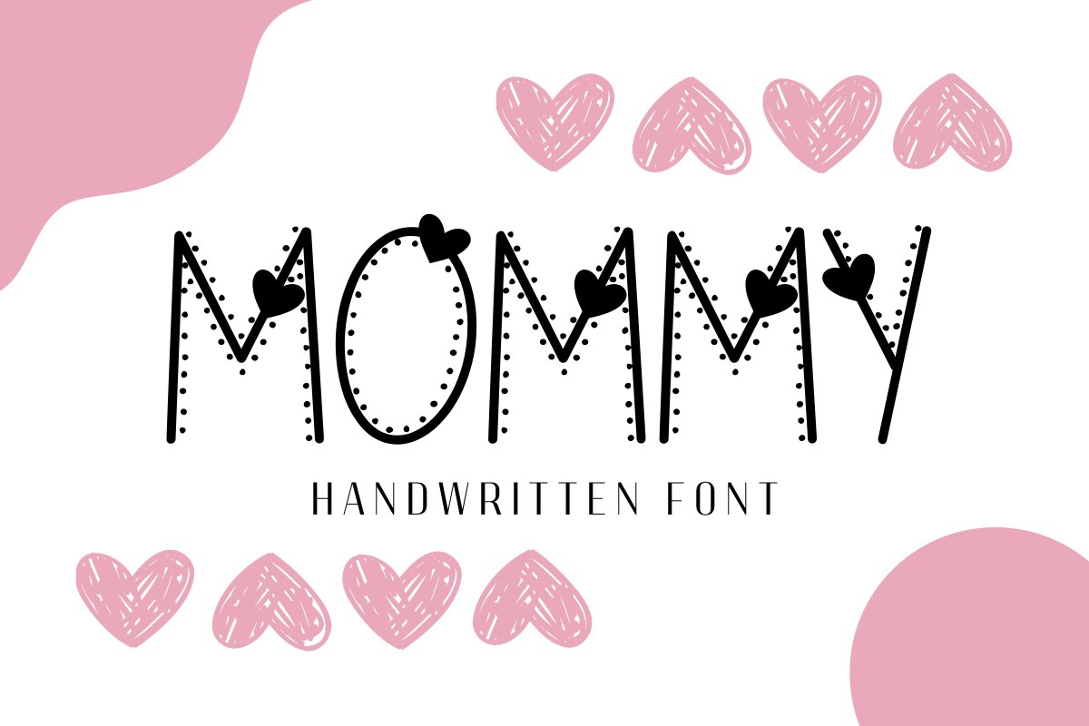 Beispiel einer Mommy-Schriftart