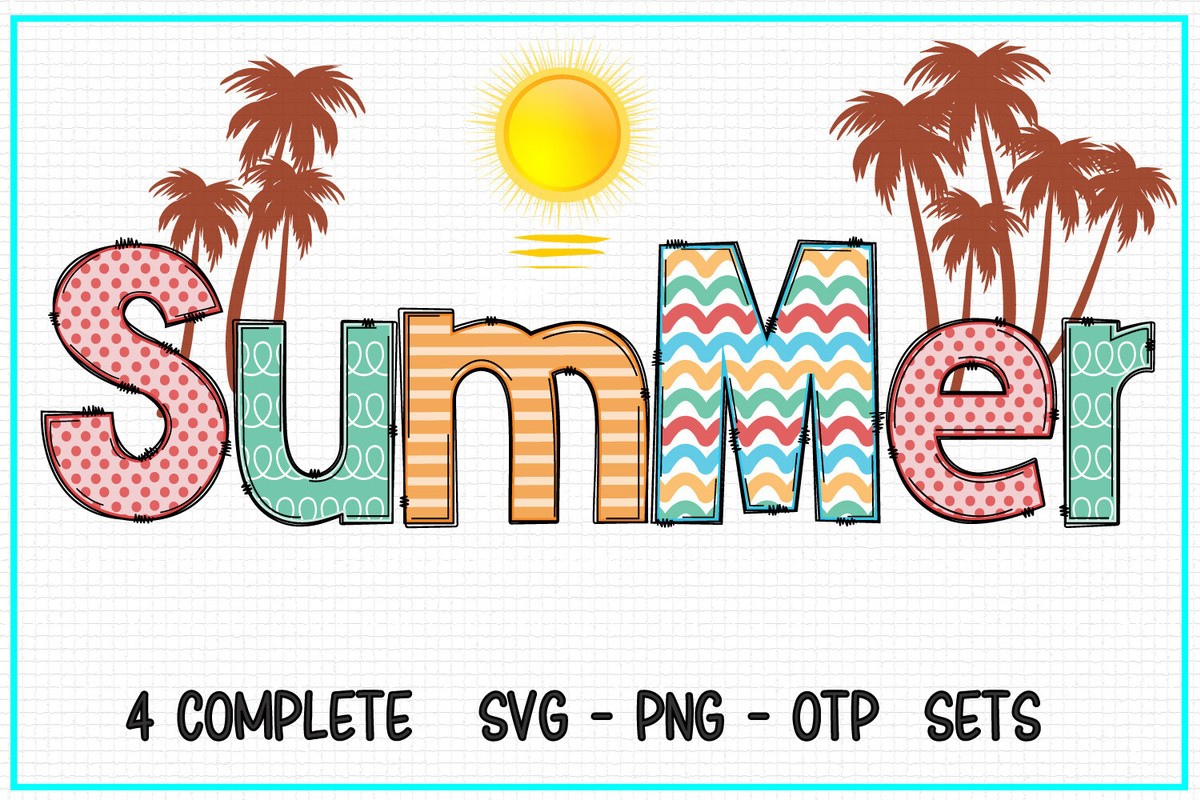 Beispiel einer Summer Clip 3-Schriftart