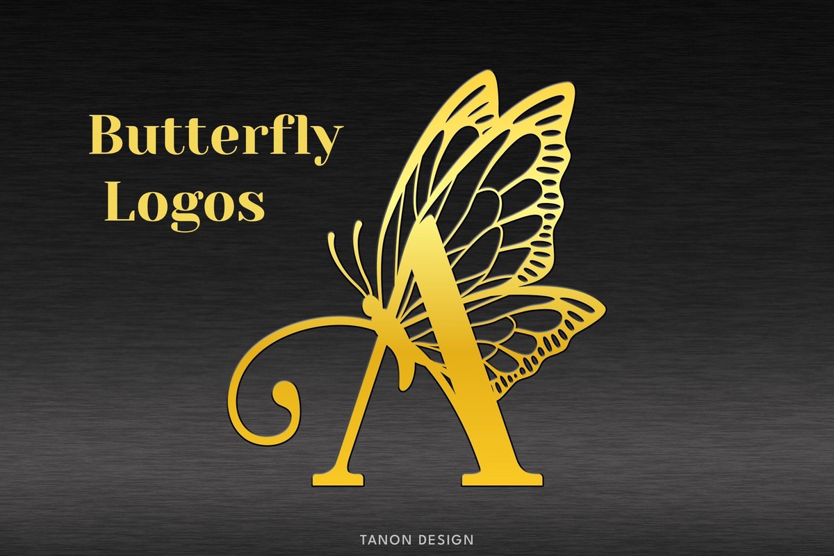 Beispiel einer Butterfly Logos-Schriftart