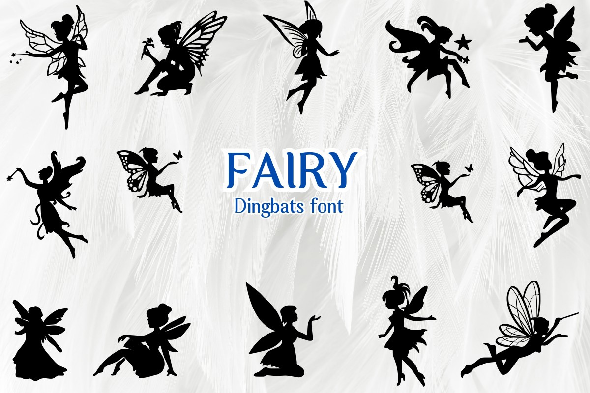 Beispiel einer Fairy-Schriftart