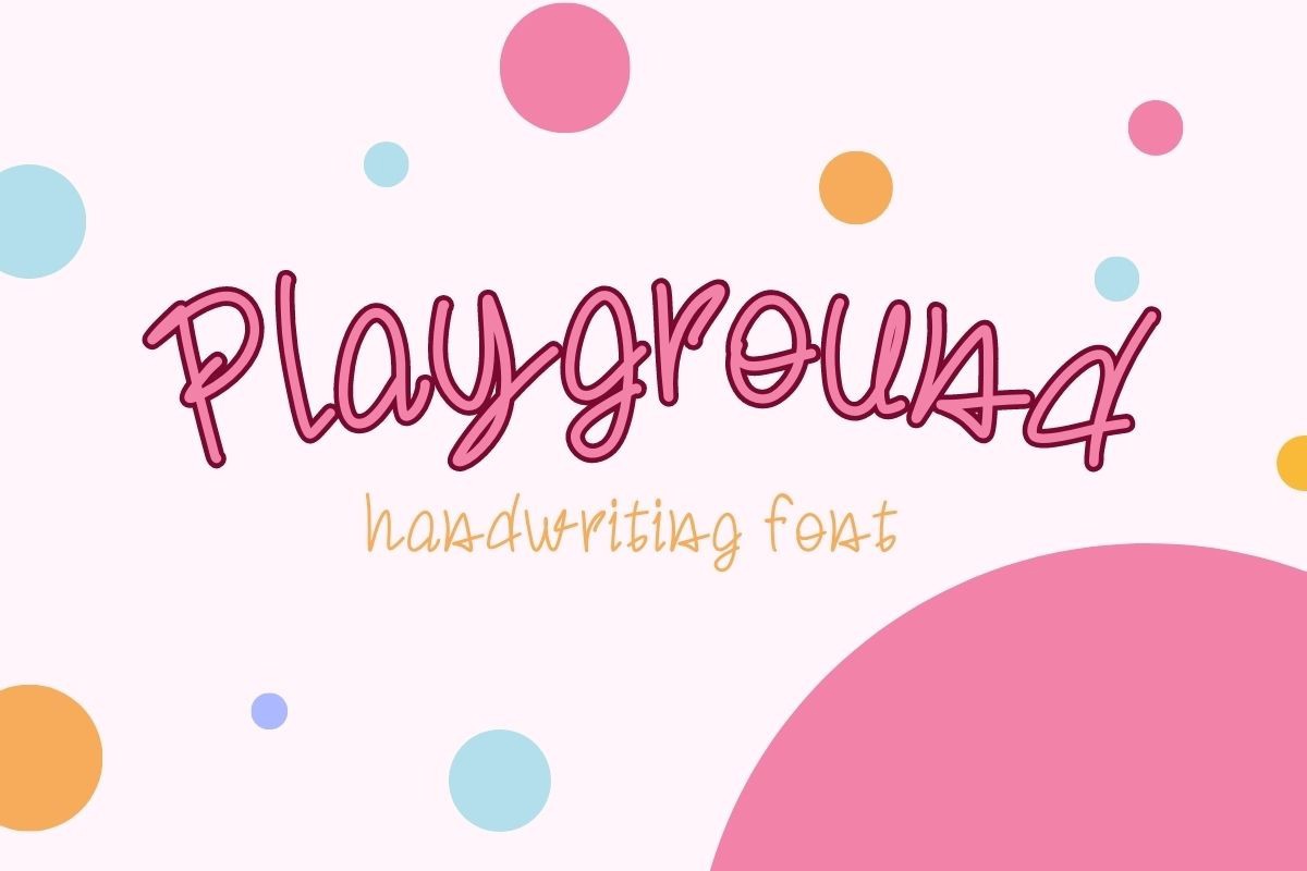 Beispiel einer Playground-Schriftart