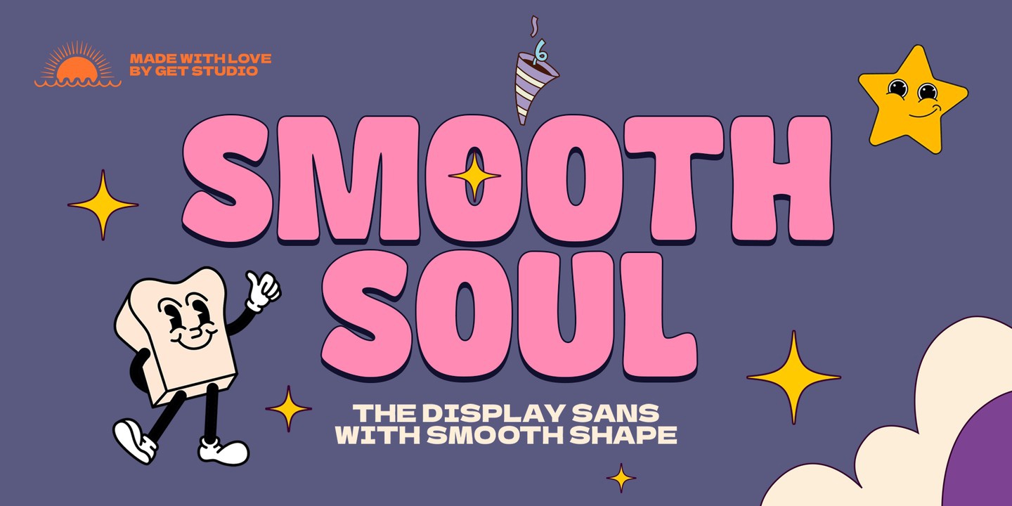 Beispiel einer Smooth Soul-Schriftart