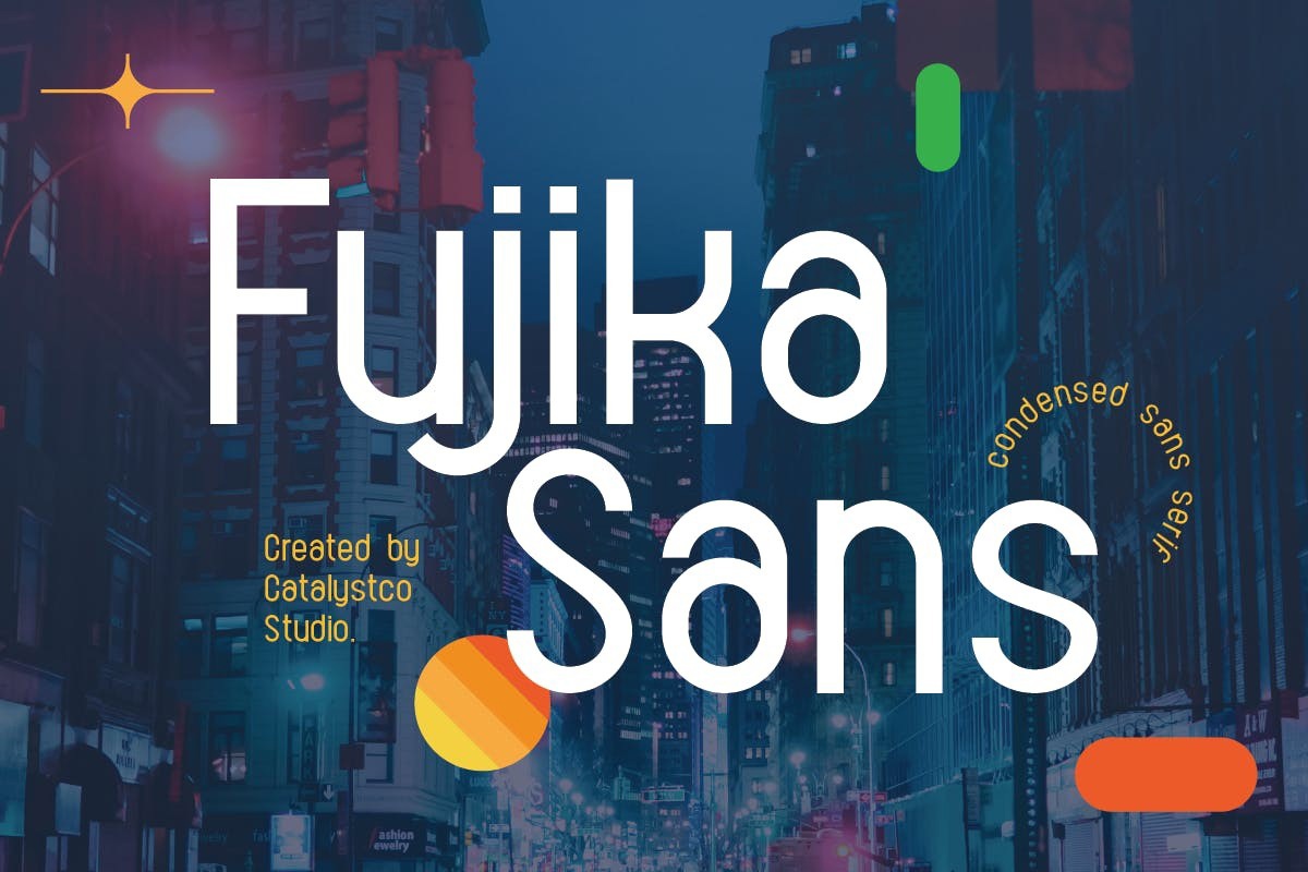 Beispiel einer Fujika Sans-Schriftart