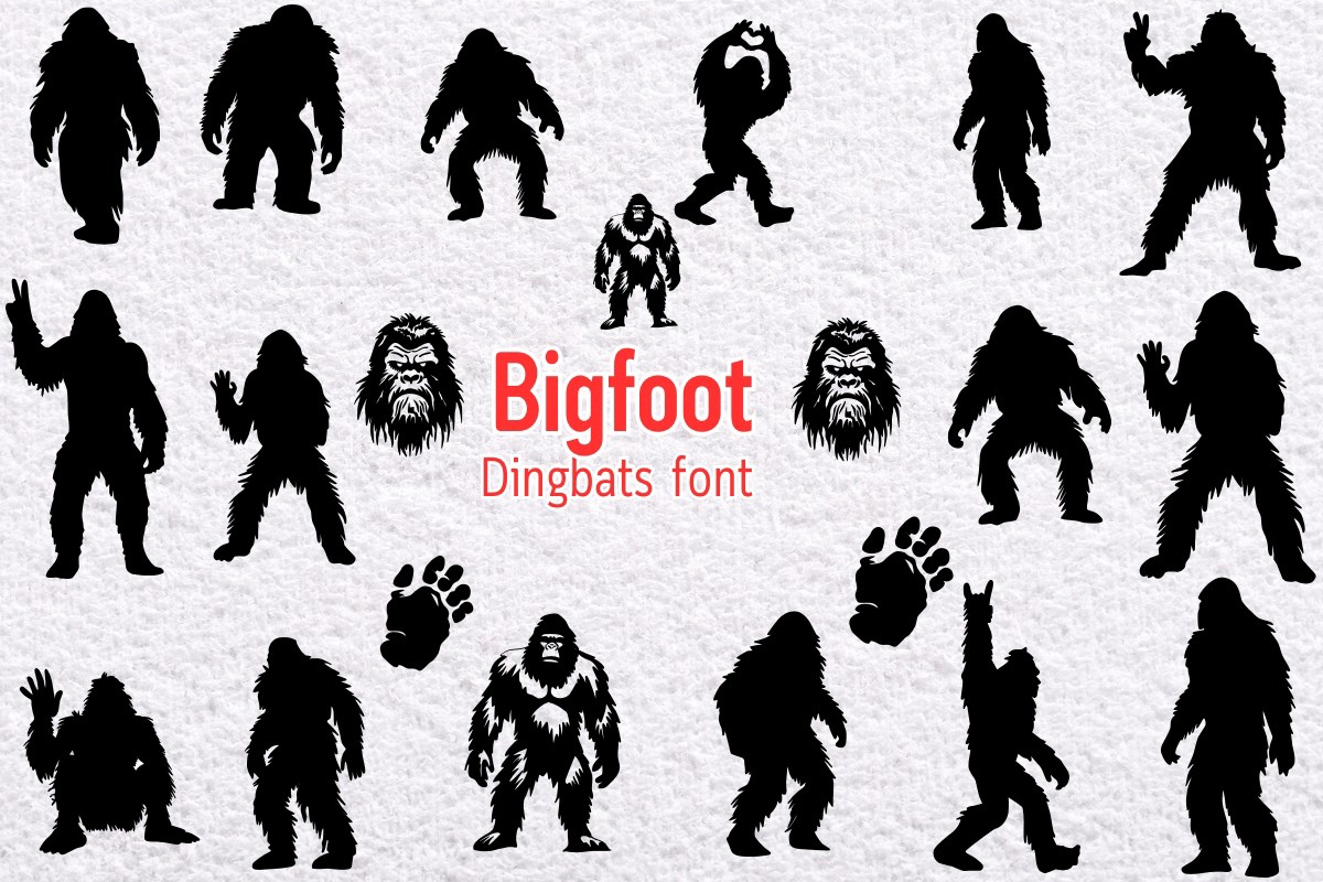 Beispiel einer Bigfoot Regular-Schriftart