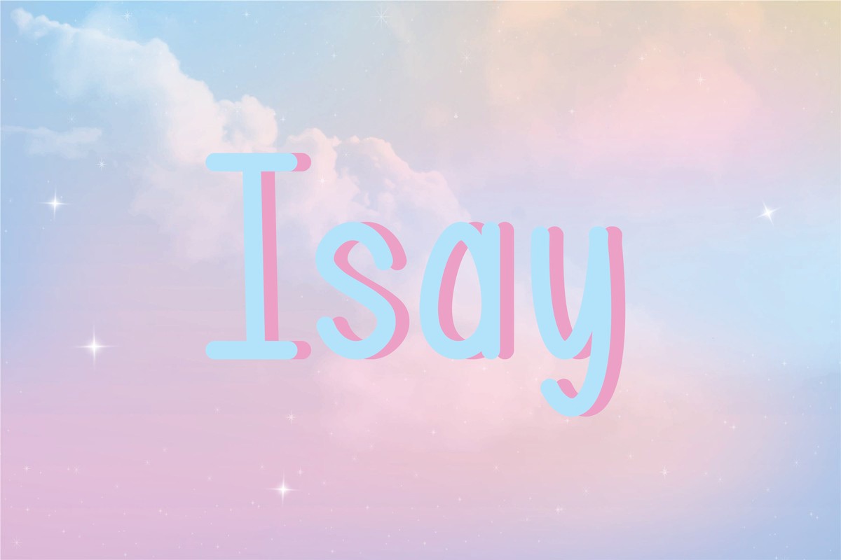 Beispiel einer Isay Regular-Schriftart