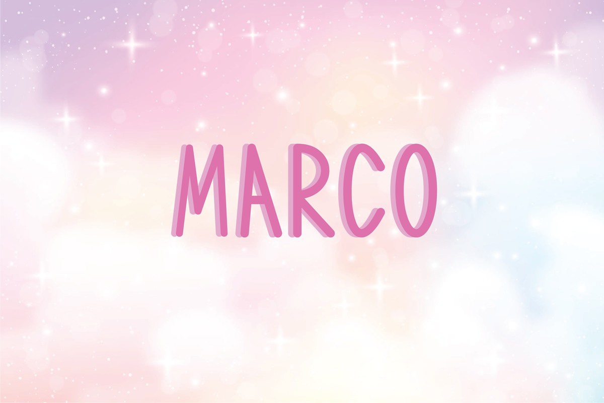 Beispiel einer Marco Regular-Schriftart