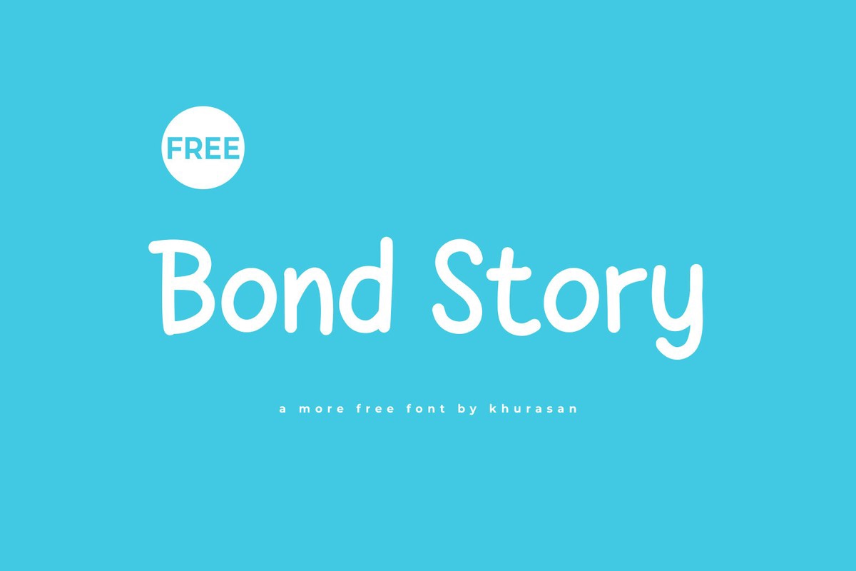 Beispiel einer Bond Story-Schriftart