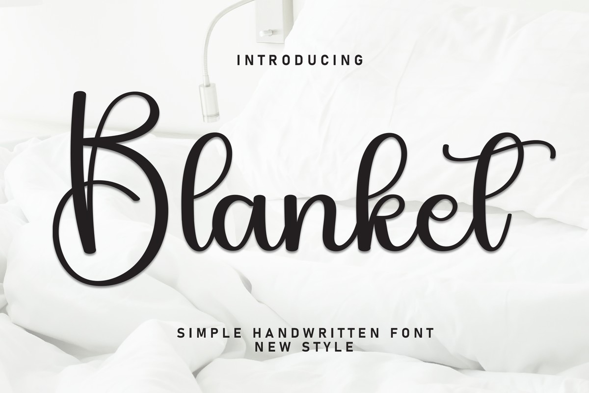 Beispiel einer Blanket-Schriftart