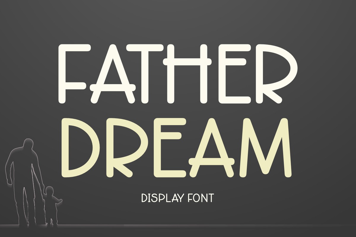 Beispiel einer Father Dream-Schriftart