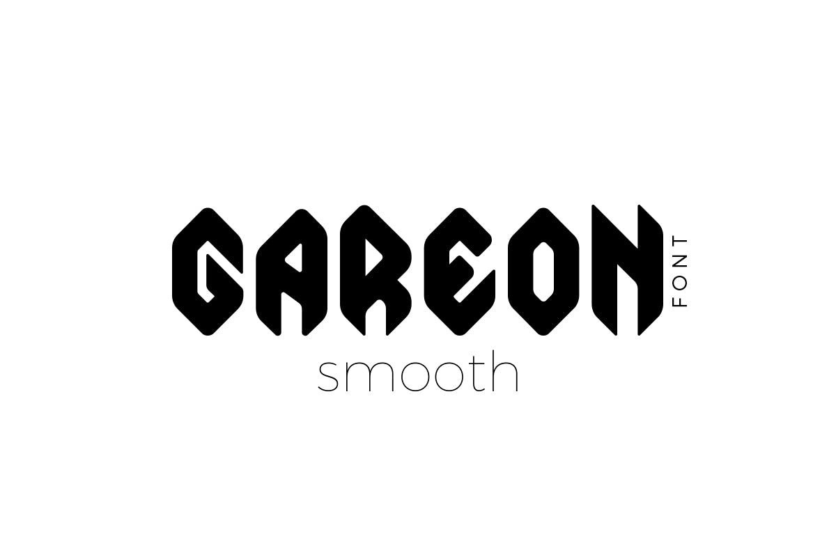 Beispiel einer Gareon Smooth Regular-Schriftart