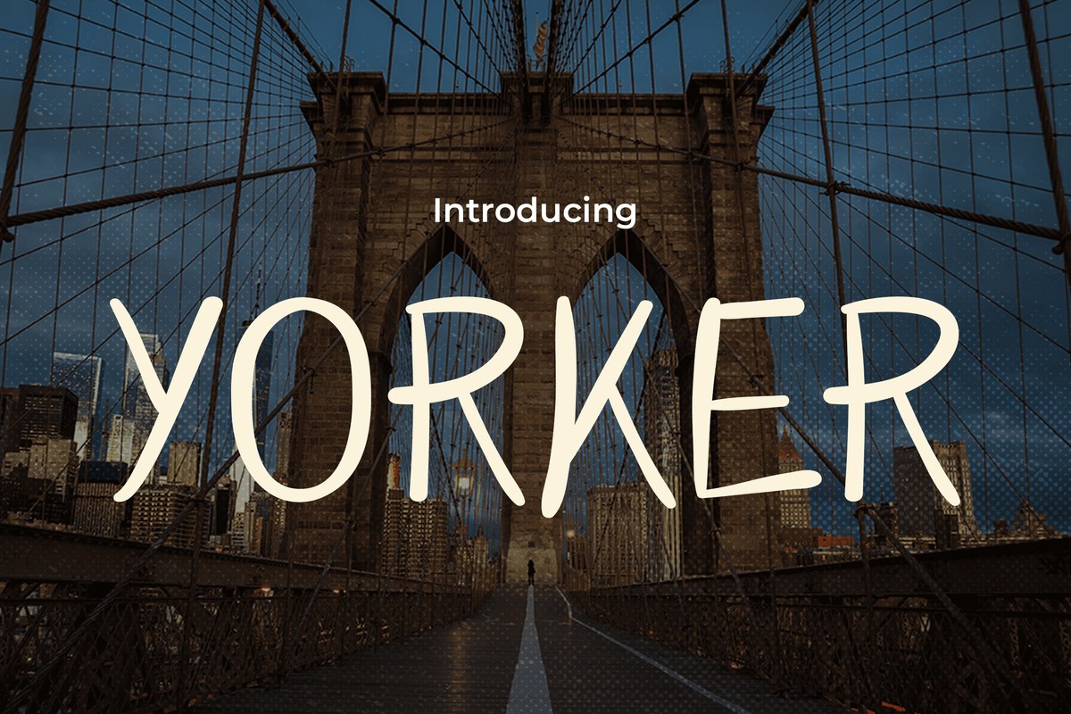 Beispiel einer Yorker-Schriftart