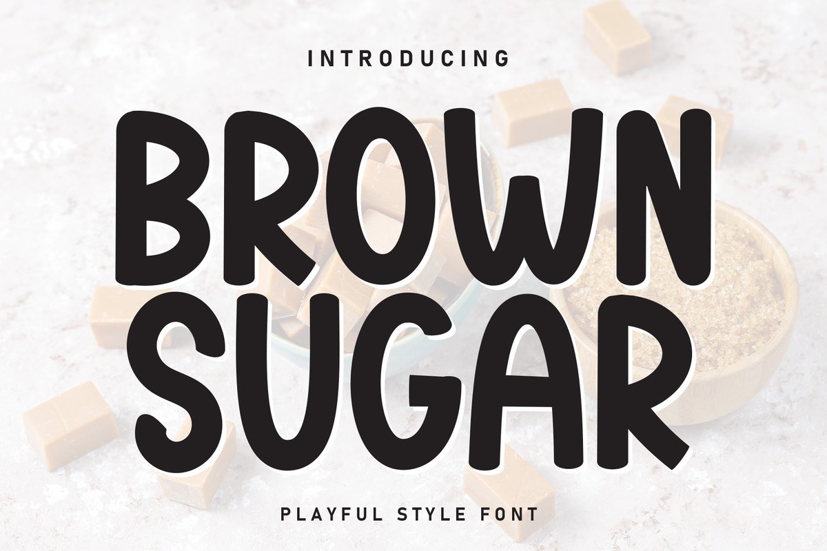 Beispiel einer Brown Sugar Regular-Schriftart