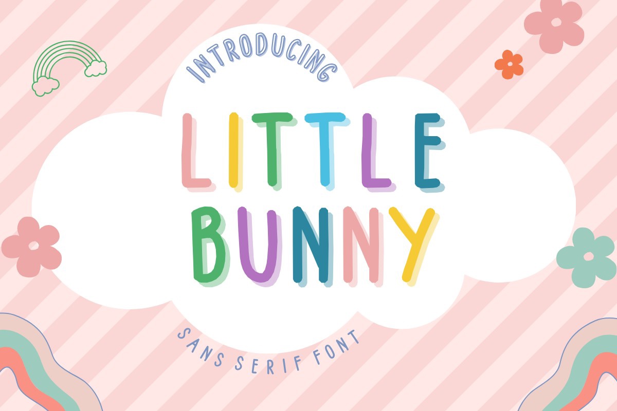 Beispiel einer Little Bunny Regular-Schriftart