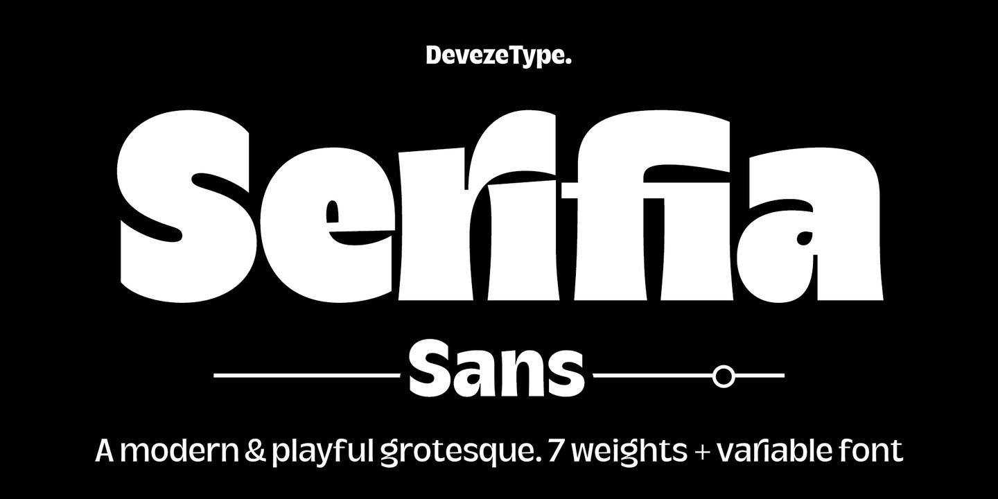 Beispiel einer DT Serifia Bold-Schriftart