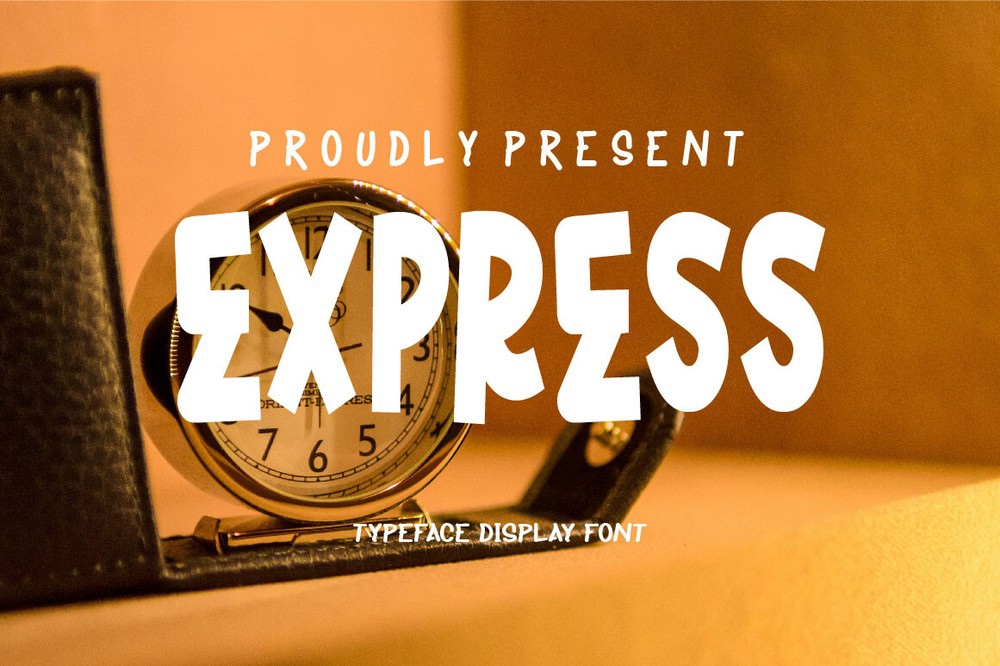 Beispiel einer Express-Schriftart