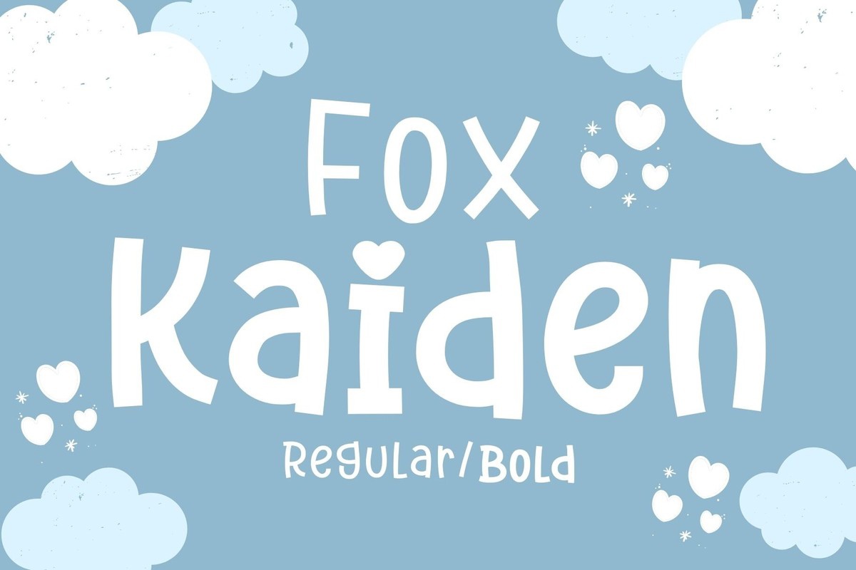 Beispiel einer Fox Kaiden Bold-Schriftart