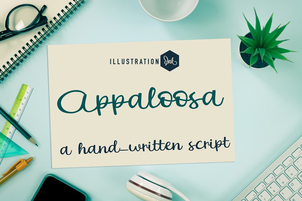 Beispiel einer ZP Appaloosa Bold-Schriftart