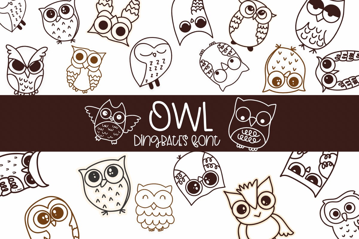 Beispiel einer Owl-Schriftart