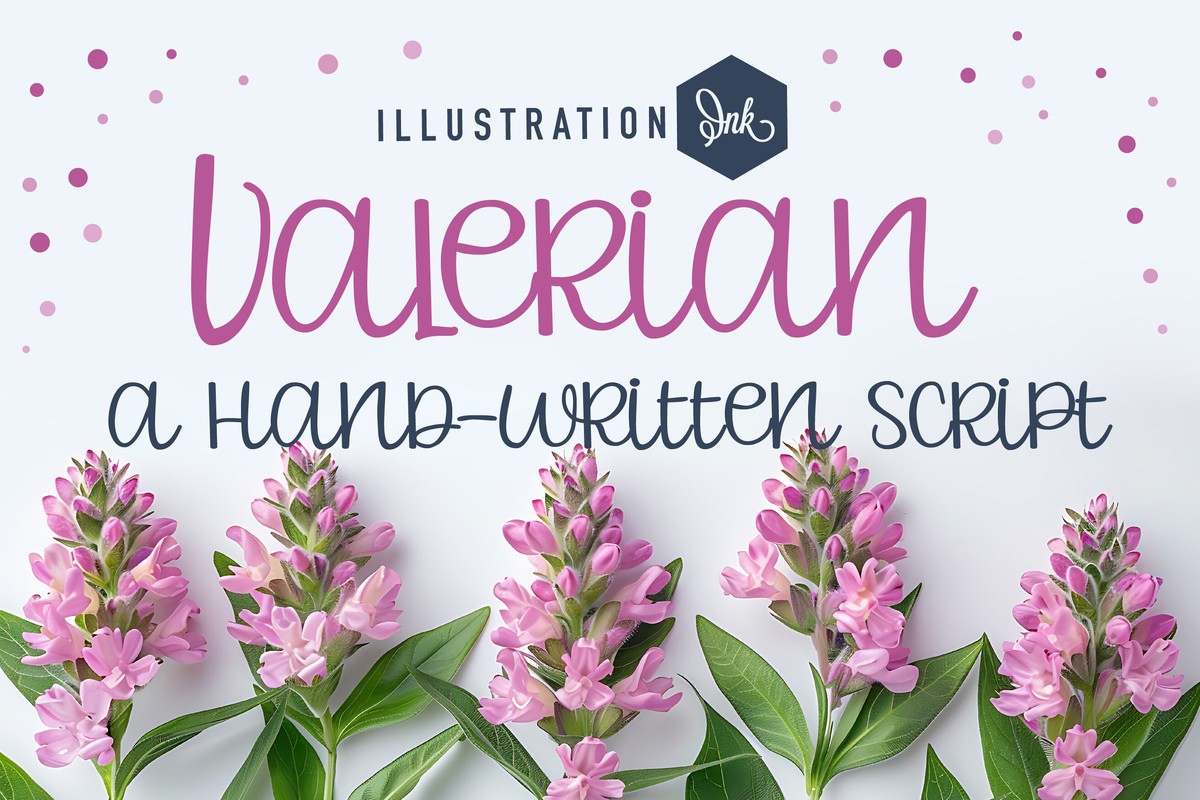 Beispiel einer PN Valerian-Schriftart