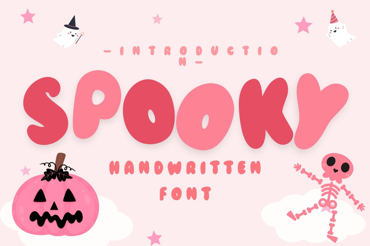 Beispiel einer Spooky-Schriftart