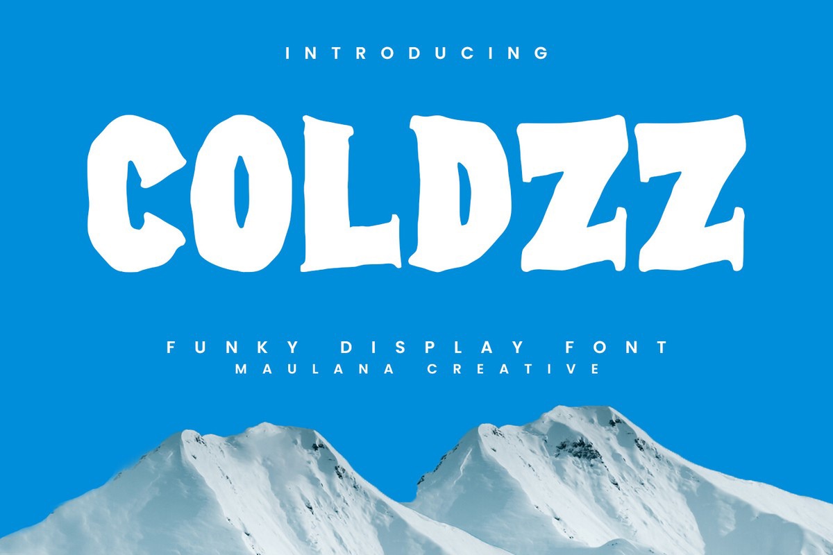 Beispiel einer Coldzz-Schriftart